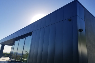 Inspiration for a modern exterior home remodel in Los Angeles
