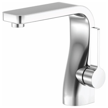 Isenberg 260.1000 - Single Hole Bathroom Faucet, Matt Black