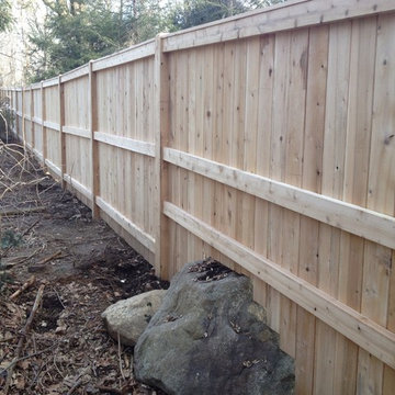 Weston Cedar Fencing and Stonewall
