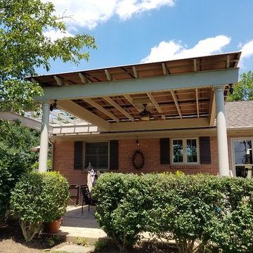 Fabric pergola cover