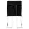 Phoebe Tufted Dining Chairs With Square Arms, Set of 2, Black Velvet