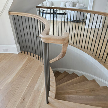 Project #116 | Elegant Curved Staircase