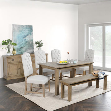 Driftwood Reclaimed Pine 60 Dining Table
