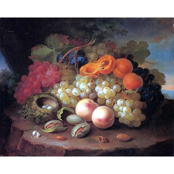 George Forster Still Life With Fruit and Bird-s Nest Wall Decal
