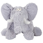 Nourison - Mina Victory N1463 Throw Pillow, Grey, 18" x 22" - Talk about cushy! These adorable plush stuffed animals, poufs, and foldable pillow buddies demand to be cuddled with. Soft and fluffy stuffed dogs, elephants, unicorns, and more are wonderful companions during playtime, story time, and bed time. Handmade stuffed toys bring the right amount of whimsy and warmth to your kids' nursery, bedroom, or playroom.