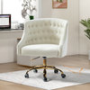 Home Office Swivel Chair, Ivory