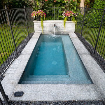 Small Plunge Pool/Spa on a Ravine
