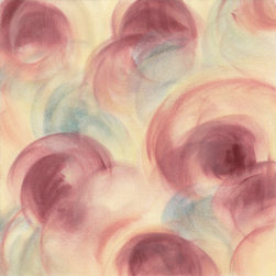 Rose Yellow Blue Abstract Art - Fine Art Prints