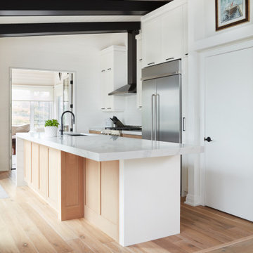 Contemporary White & Neutral Cottage Kitchen