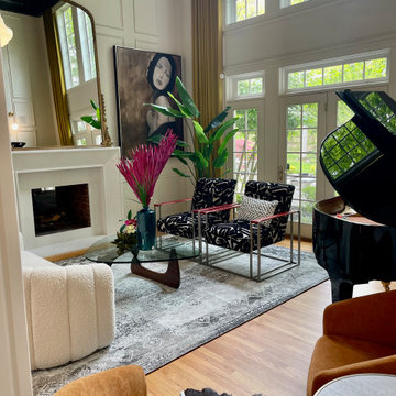 Parisian inspired Piano Room