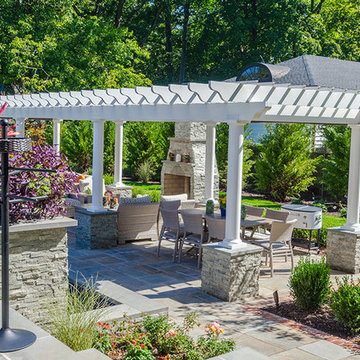 Gunite Feature Pool - West Orange, New Jersey