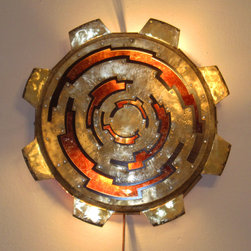 Brass Gear Sconce - Products