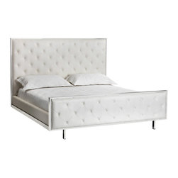 Tallahassee Platform Bed | Nobility White - Platform Beds