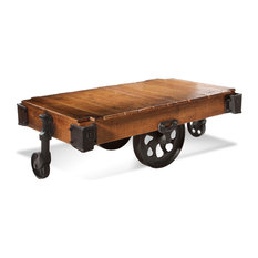 factory cart coffee tables | houzz factory cart coffee tables | houzz