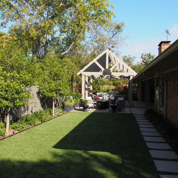From Narrow Unused Yard to Stylish Outdoor Relaxation!