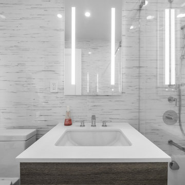 Kitchen and Three Bathroom Remodel in Battery Park