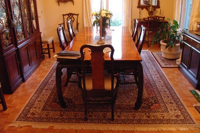 Updated Dining Room Hardwood Floors