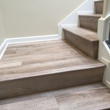 LVT on stairs