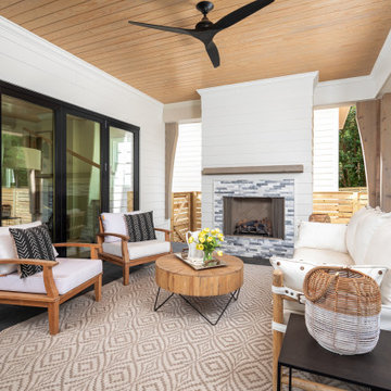 Outdoor Living at 4208 Water Oak by Pike Properties - Charlotte Custom Home Buil