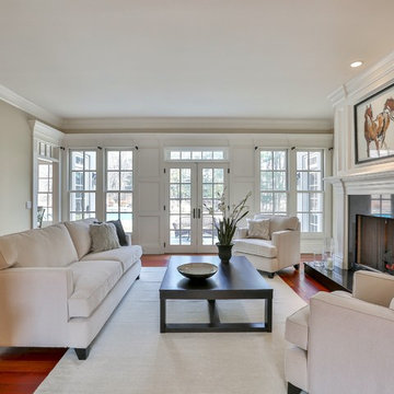 Burr St Living room Staging