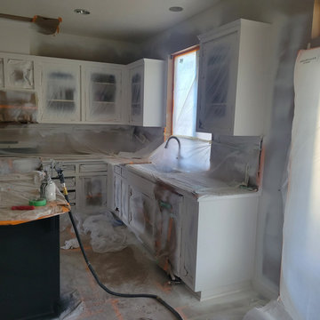 During the Painting Process