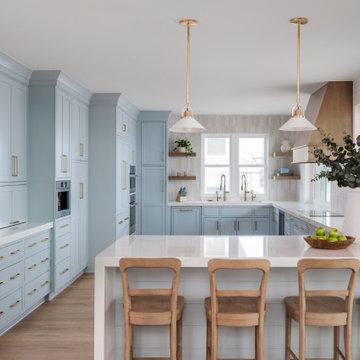 Allie Reed, Designer - Blue Oceanfront Kitchen - S Ponte Vedra Blvd
