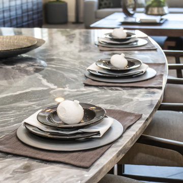 Brown Quartz Table Top
