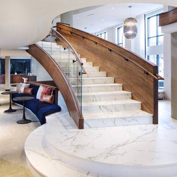 Dekton Staircase Custom Built for High Traffic Flooring
