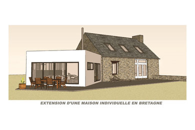 Extension d'une maison individuelle en Bretagne