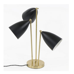 Madsen 3-Head Table Lamp | Black - Table Lamps