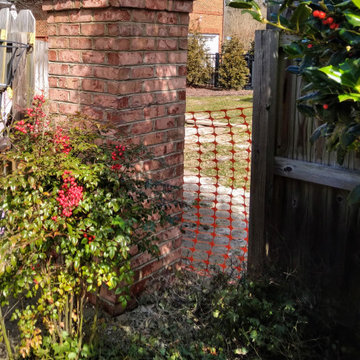 4 Columns Created to Accent Fence Line