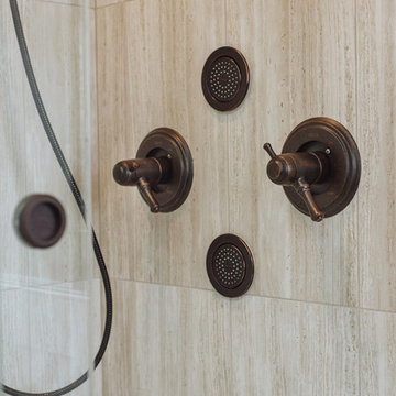 En suite Wainscoting and Oil Rubbed Bronze Renovation in Langley BC