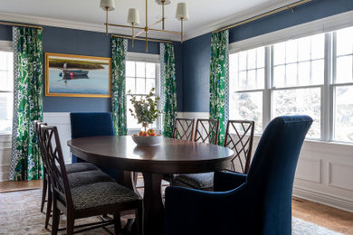 Inspiration for a dining room remodel in New York