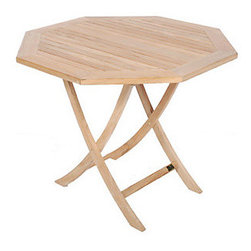 Casual Classics 36" Octagon Folding Table - Outdoor Dining Tables