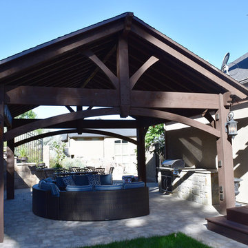 Beautiful Timeless "Old World" Pavilion Awning Family Haven