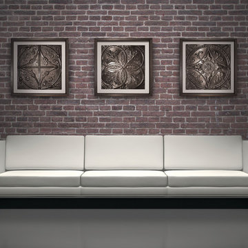 Framed ceiling tile