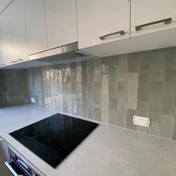 Jade Kitchen Splashback by Maya Tiling