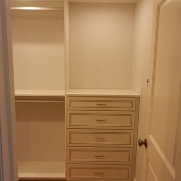 Custom His and Hers Walk-in Closets in Weston, CT
