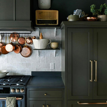 Pure White 4x4 Zellige with Leanne Ford for HGTV and Architectural Digest