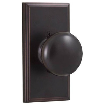 Weslock Impresa Woodward Half Dummy Lock Oil Rubbed Bronze Finish