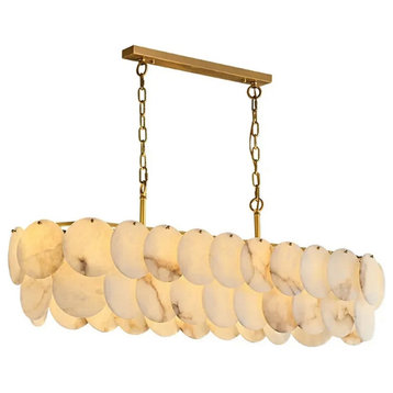 Moonshade Marble Dining Room Chandelier