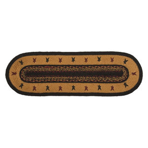 Liberty Stars Flag Jute Stair Tread Oval Contemporary Stair Tread Rugs By Appleseed Primitives