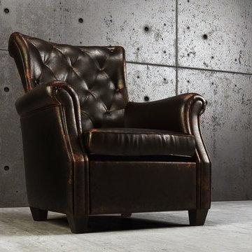 Furniture Rendering for Armchair 3D Model