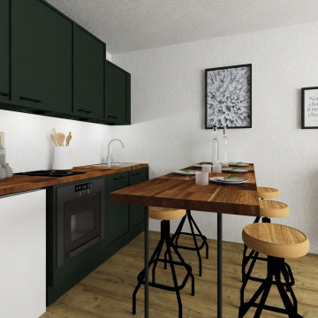 Projet B - Aménagement d'un appartement 2 pièces à la montagne