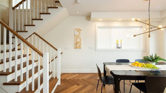 Complete Renovation - Herringbone Flooring, Railing and Bannister/Vinyl LVT