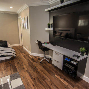 AFTER - High Ceiling to Bedroom w/Bathroom Conversion