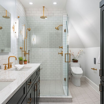 Attic master bathroom