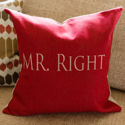 Mr and Mrs always right - Scatter Cushions
