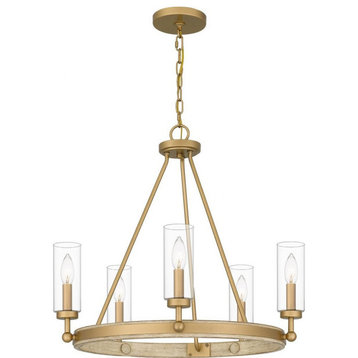 5 Light Chandelier In Traditional Style-22.5 Inches Tall and 24 Inches Wide