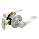 Designers Impressions - Kingston Privacy Door Lever, Satin Nickel - Designers Impressions is a customer-focused brand dedicated to providing the finest quality decorative door hardware, door knobs, and door levers at competitive prices. Nothing on the market provides better value than Designers Impressions branded products.